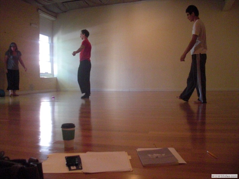 Rehearsing Lilies, Oct 5, 2011